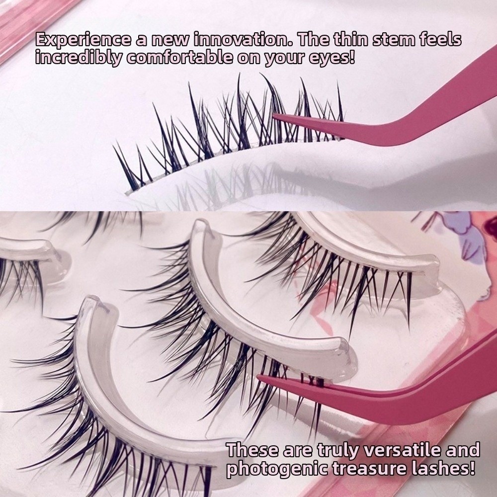 Eyelash Extension Anime Style - Black Anime Cartoon False Eyelashes 7-14MM