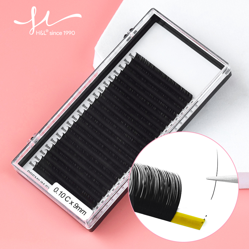Eyelash Extension For Asian Eyes - Individual eyelashes Korean PBT Materials Natural