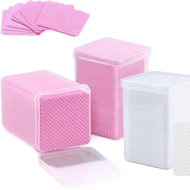 Eyelash Extensions - 200Pcs Lint‑Free Nail Wipes Eyelash Extension