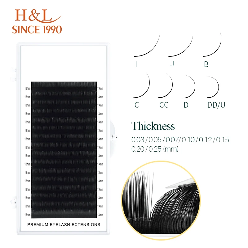 Eyelash Extension For Asian Eyes - H&L SINCE 1990 16 Row Faux