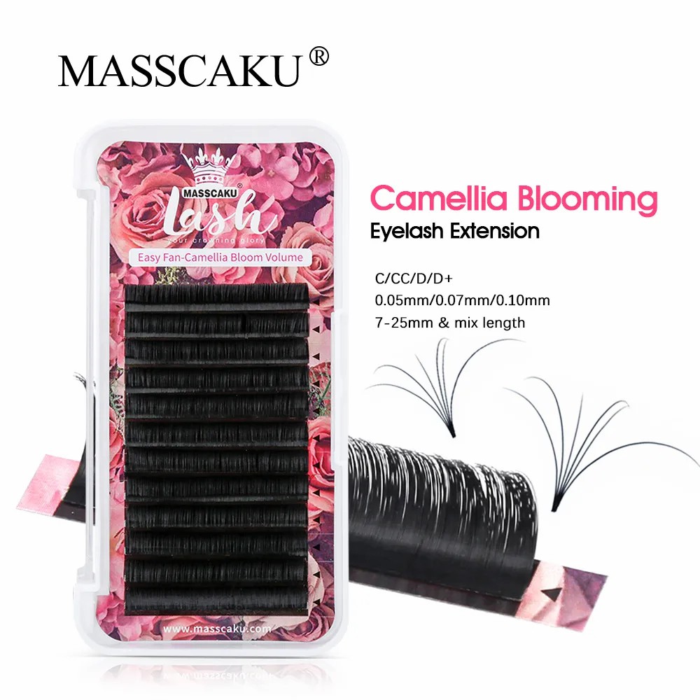 MASSCAKU Easy Fanning Volume M - Eyelash Extension For Asian Eyes 评论和价格