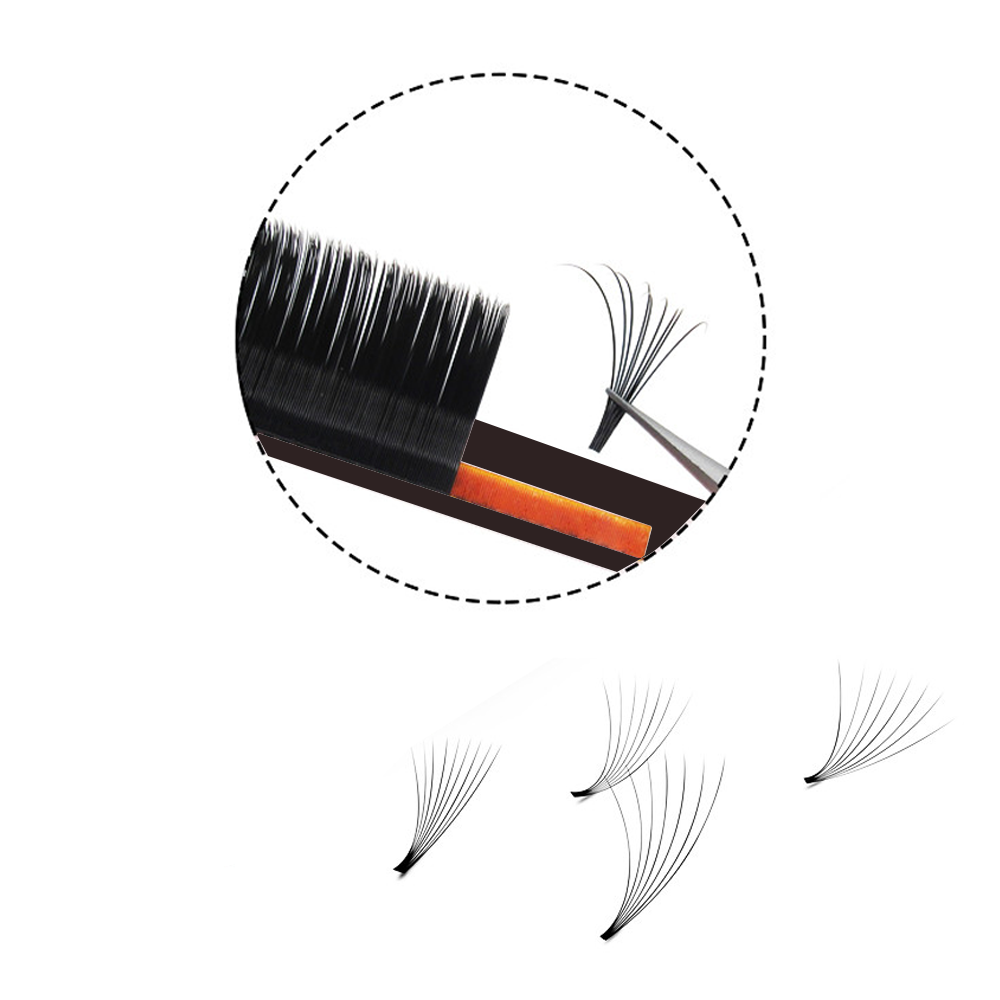 MASSCAKU Easy Fanning Volume M - Eyelash Extension For Asian Eyes 评论和价格