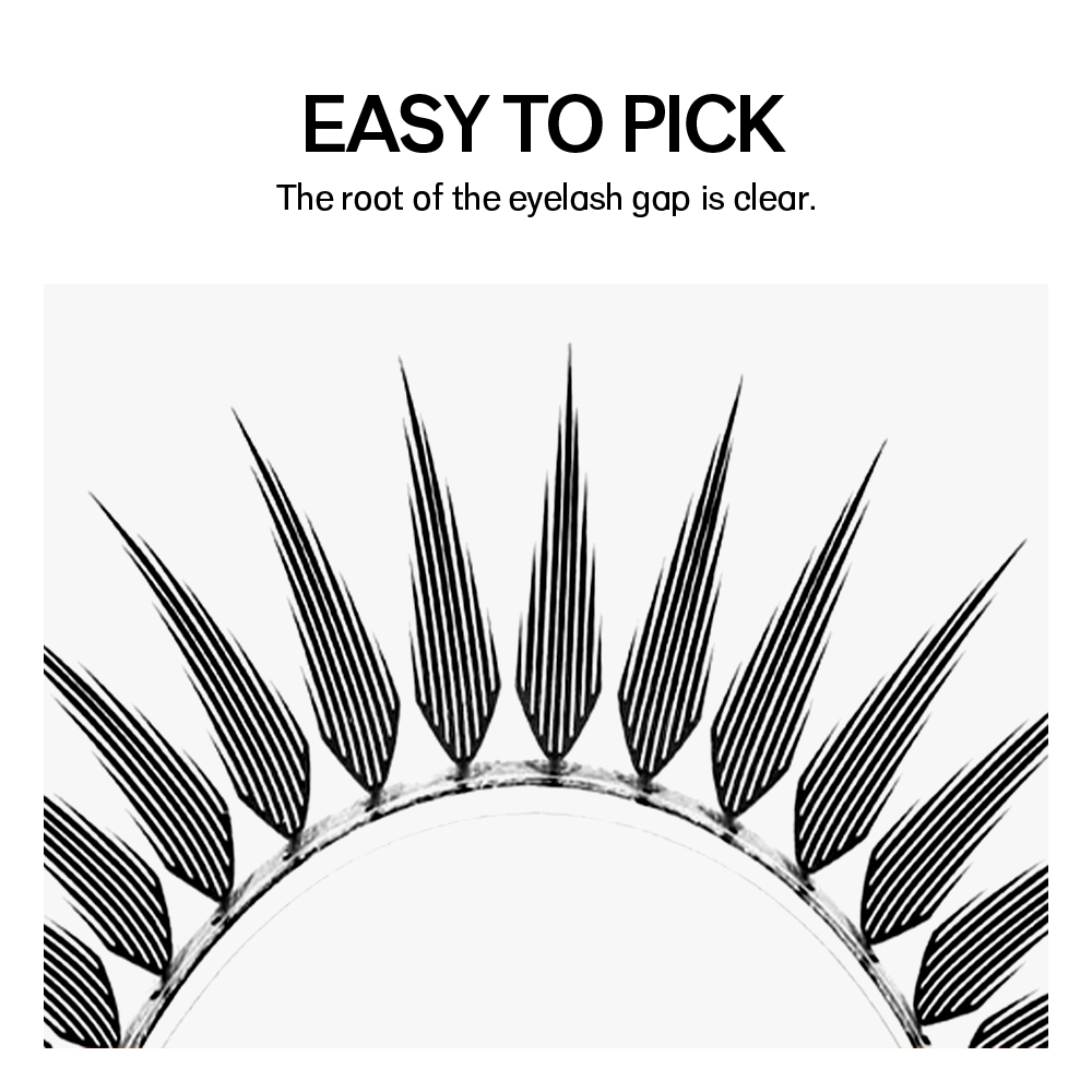 NATUHANA Narrow Spiky Premade  - Eyelash Extension Anime Style 评论和价格