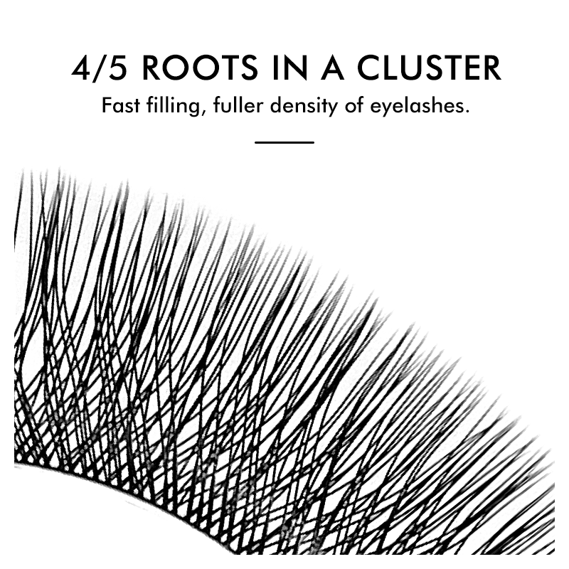NATUHANA W-Shaped 4D 5D Volume - Eyelash Extension For Asian Eyes 评论和价格