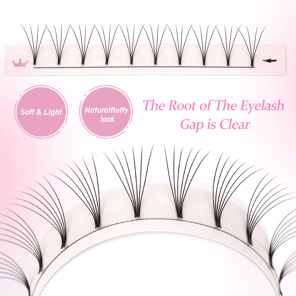 AGUUD Soft Natural Premade Vol - Eyelash Extension For Asian Eyes 评论和价格