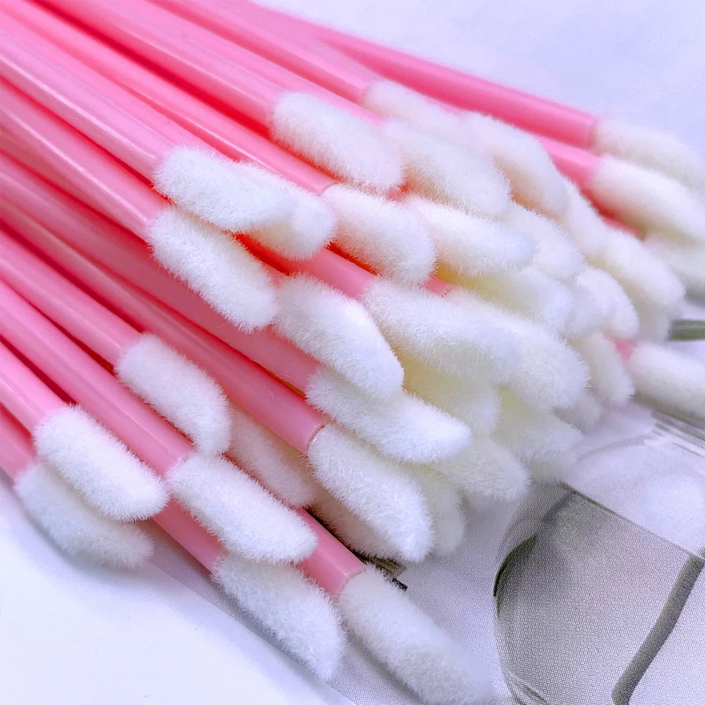 50/500Pcs Disposable Lip Brush - Eyelash Extensions 评论和价格