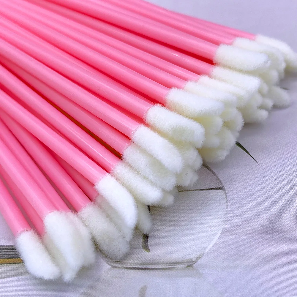 50/500Pcs Disposable Lip Brush - Eyelash Extensions 评论和价格