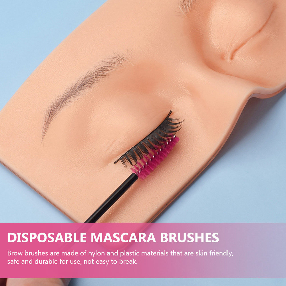 50Pcs Eyebrow Applicator Brush - Eyelash Extensions 评论和价格
