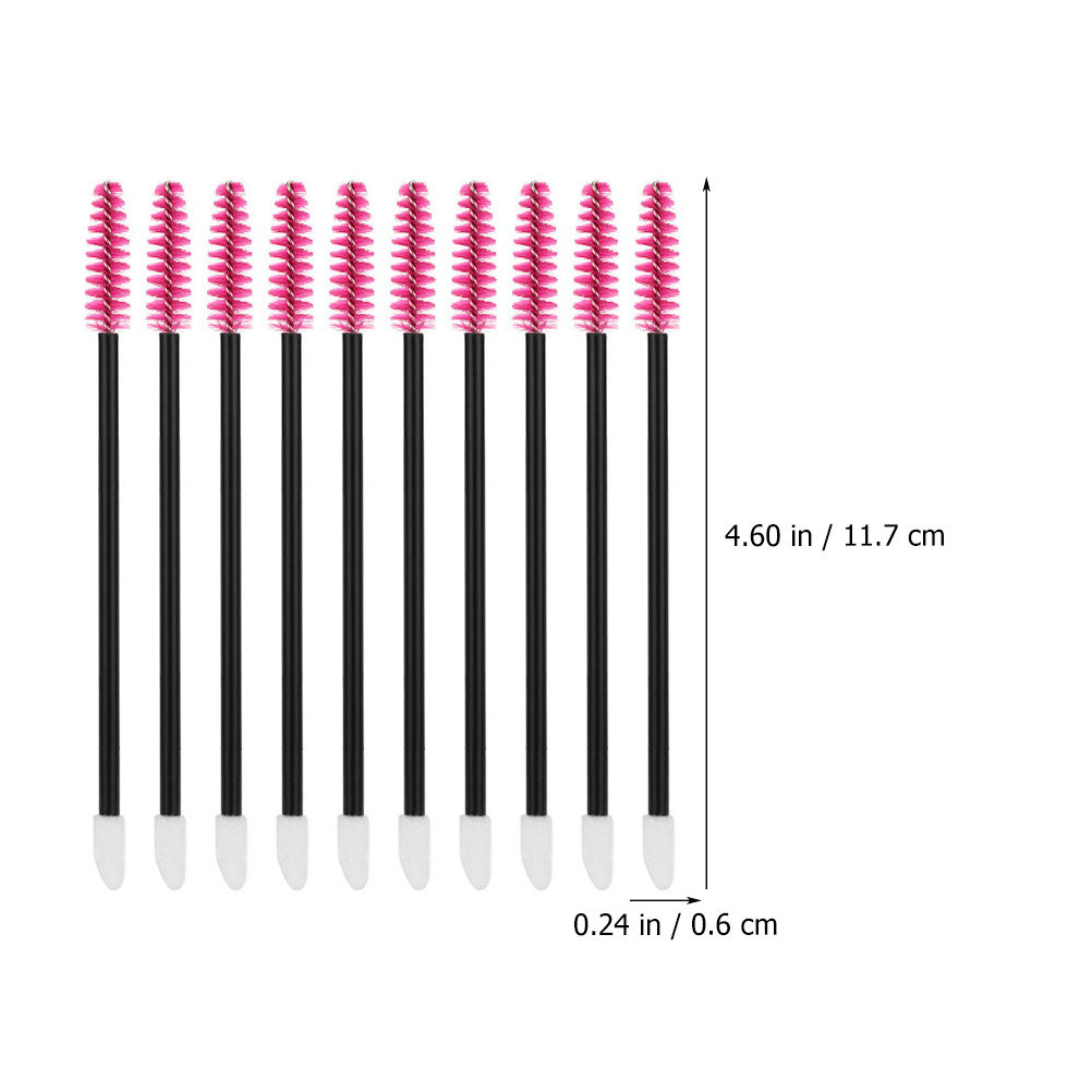 50Pcs Eyebrow Applicator Brush - Eyelash Extensions 评论和价格