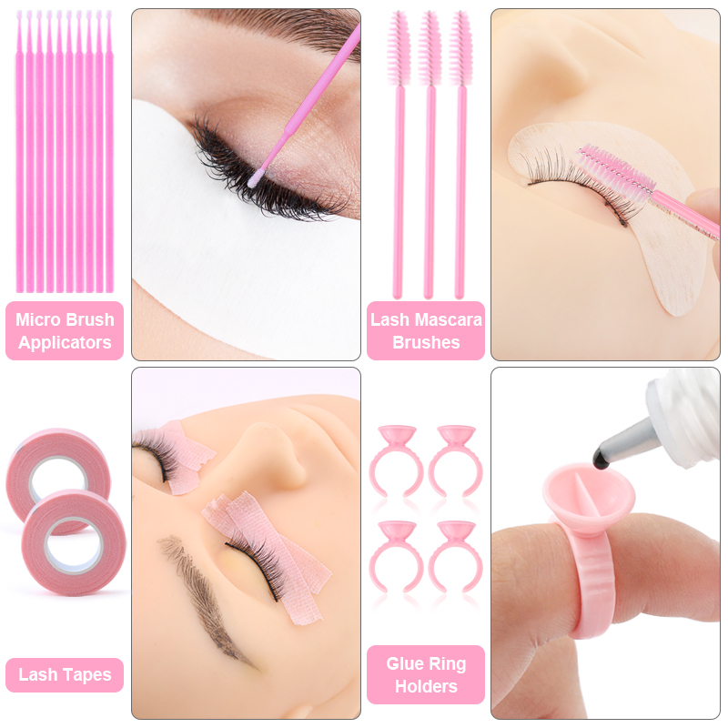 268PCS Eyelash Extensions Brus - Eyelash Extension Fan 评论和价格