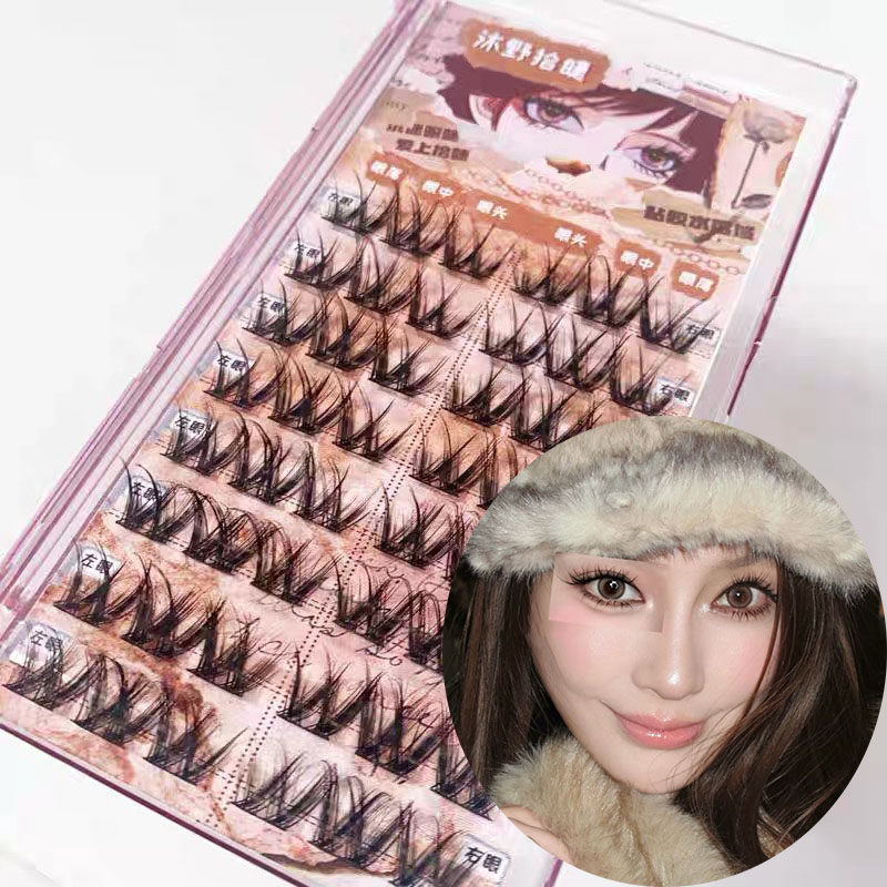 Anime W-Shaped Thick Single Cl - Eyelash Extension Anime Style 评论和价格