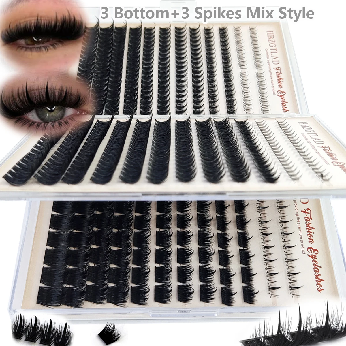 Manga style eyelash clusters s - Eyelash Extension Anime Style 评论和价格
