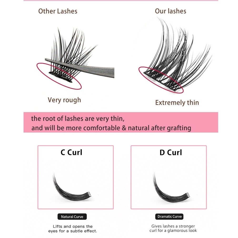 Natural Look DIY Lashes Extens - Eyelash Extensions 评论和价格