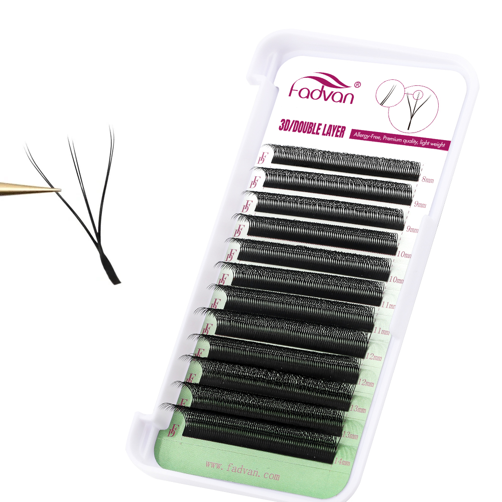 FADVAN 6D-W shaped eyelash ext - Eyelash Extension For Asian Eyes 评论和价格