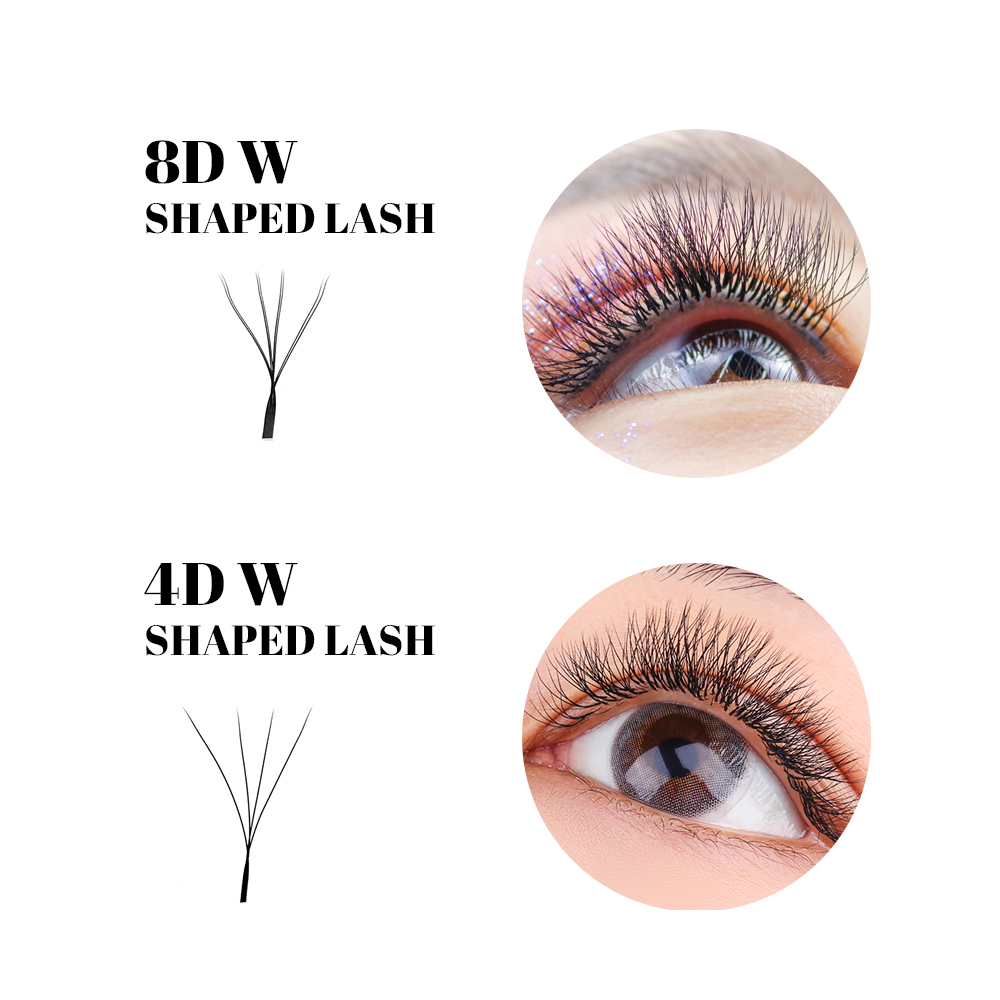 FADVAN W Shape Double Layer Ey - Eyelash Extension For Asian Eyes 评论和价格