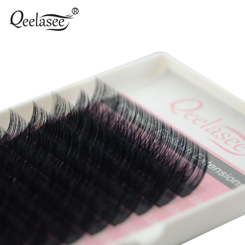 Qeelasee Faux Mink Individual  - Eyelash Extension For Asian Eyes 评论和价格
