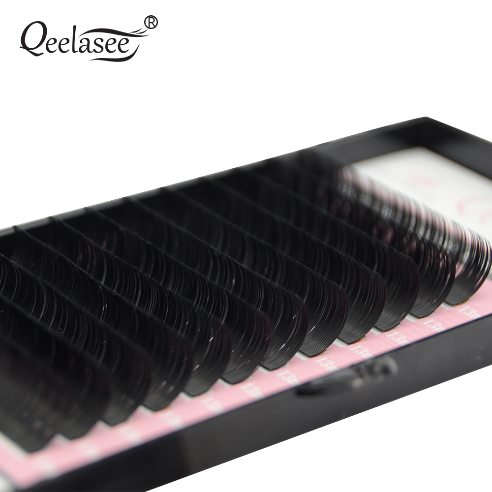 Qeelasee Faux Mink Individual  - Eyelash Extension For Asian Eyes 评论和价格