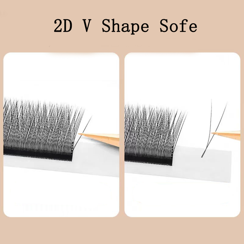 MARIA 2D Y Shape Eyelashes Han - Eyelash Extension For Asian Eyes 评论和价格